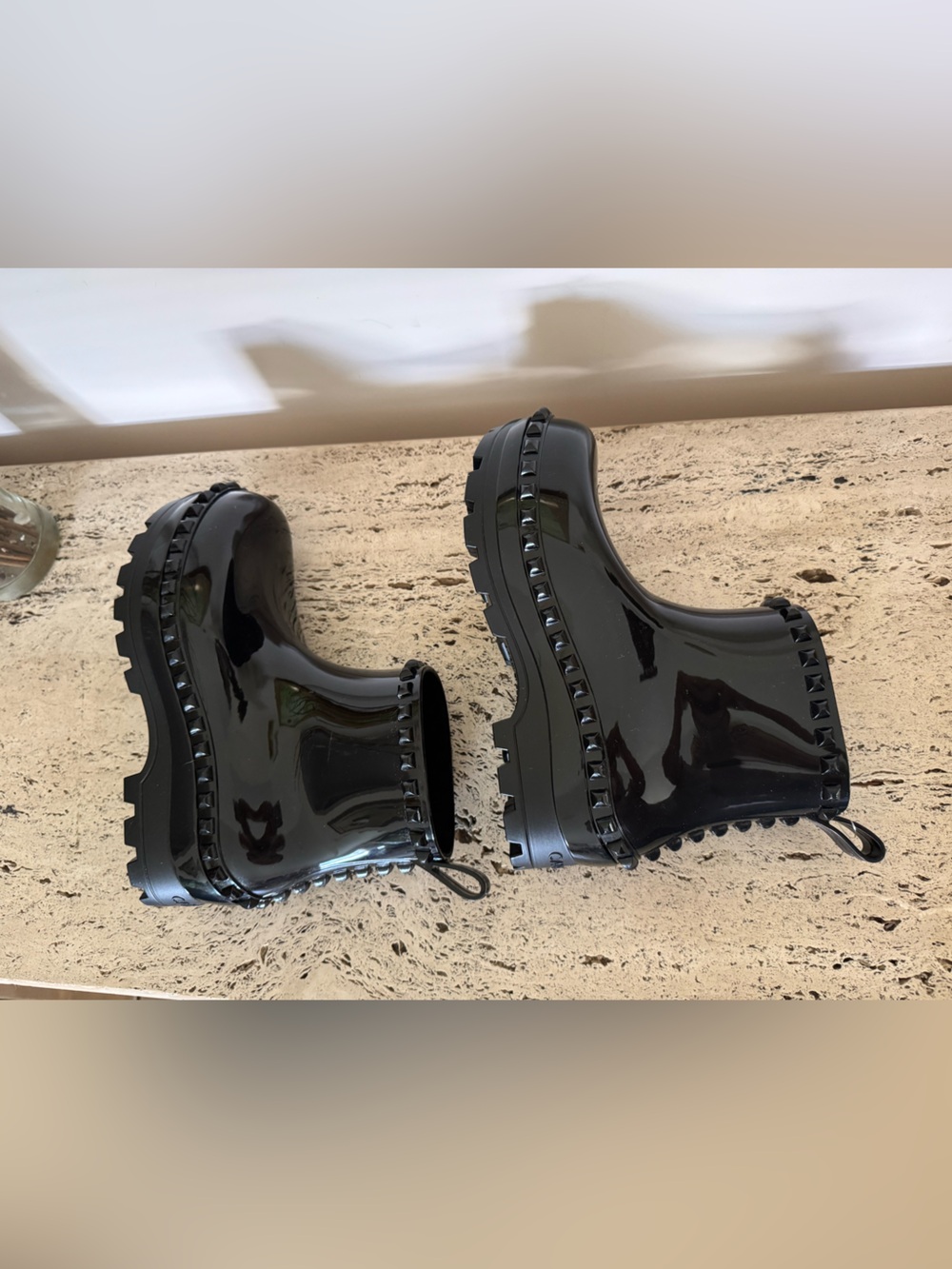 CARMEN SOL Made In Italy Graziano Jelly Studded Boots. Sz EU41. MSRP $295 - Picture 12 of 16